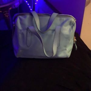 Fossil vintage 1954 blue leather